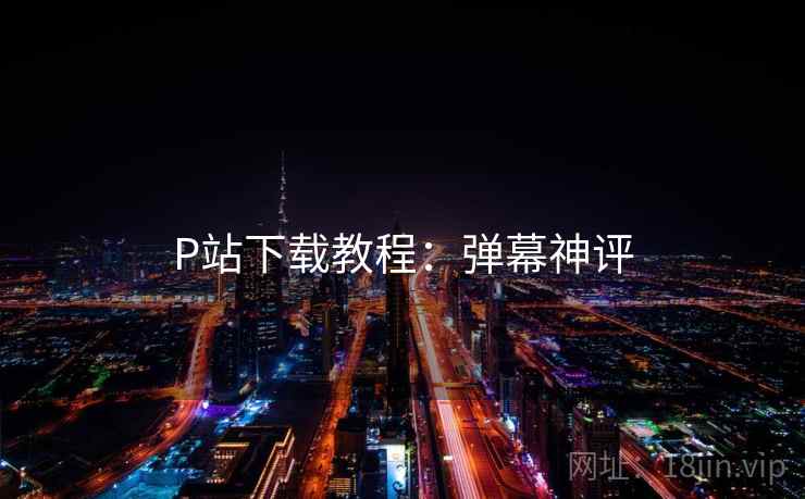 P站下载教程：弹幕神评