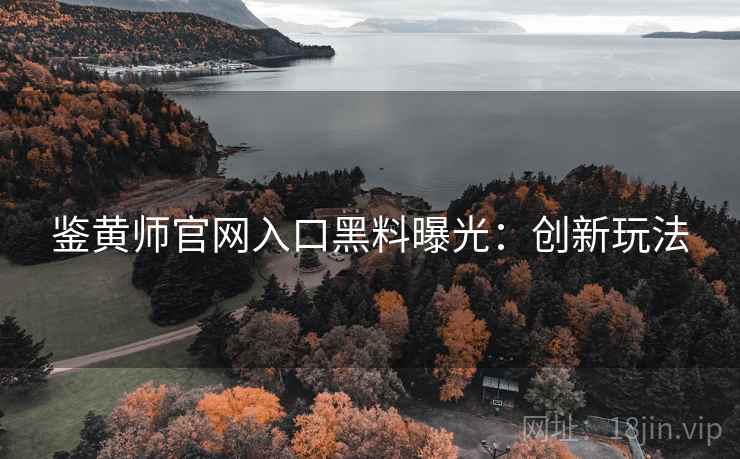 鉴黄师官网入口黑料曝光：创新玩法